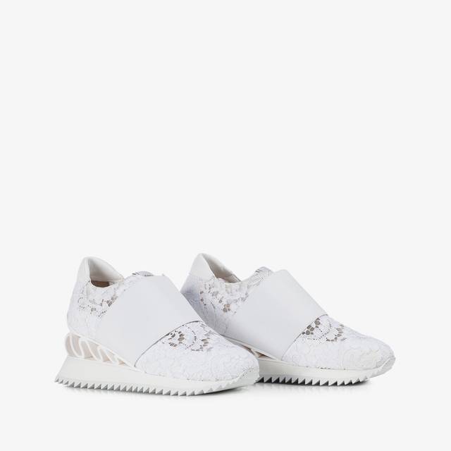 Le Silla Sneaker pizzo bianca Comprane uno, ottenene uno gratis