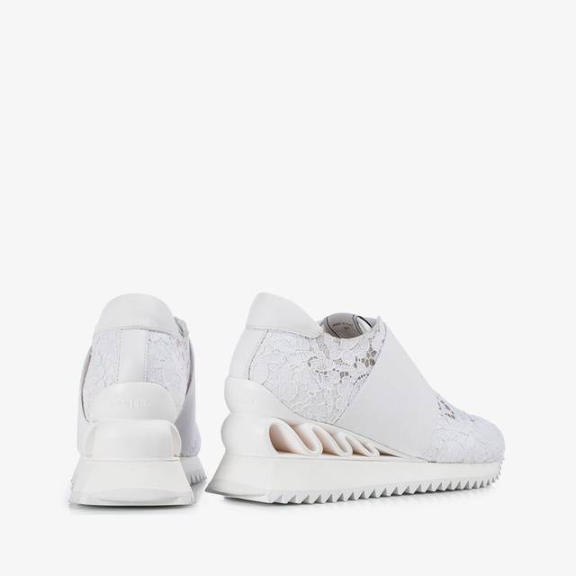 Le Silla Sneaker pizzo bianca Comprane uno, ottenene uno gratis