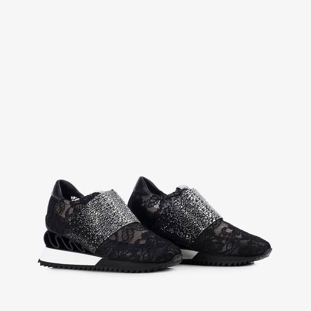 Le Silla Sneaker pizzo nero Offerte giornaliere