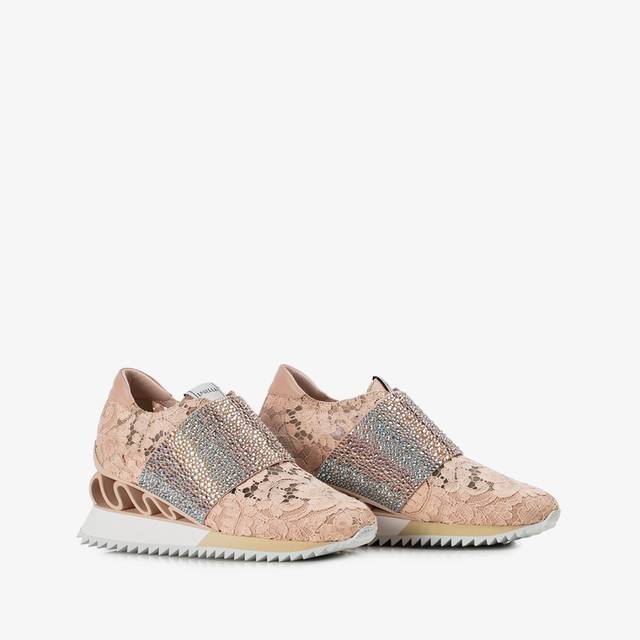 Le Silla Sneaker pizzo nude phard Offerte speciali