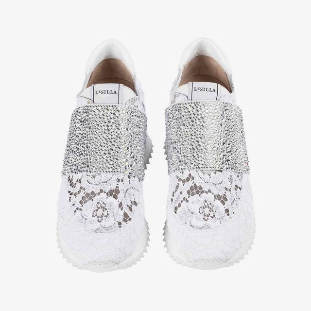 Le Silla Sneaker pizzo bianca Enormi risparmi