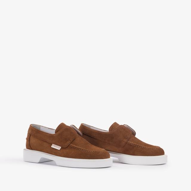 Le Silla Mocassino camoscio marrone havana Promozione temporanea