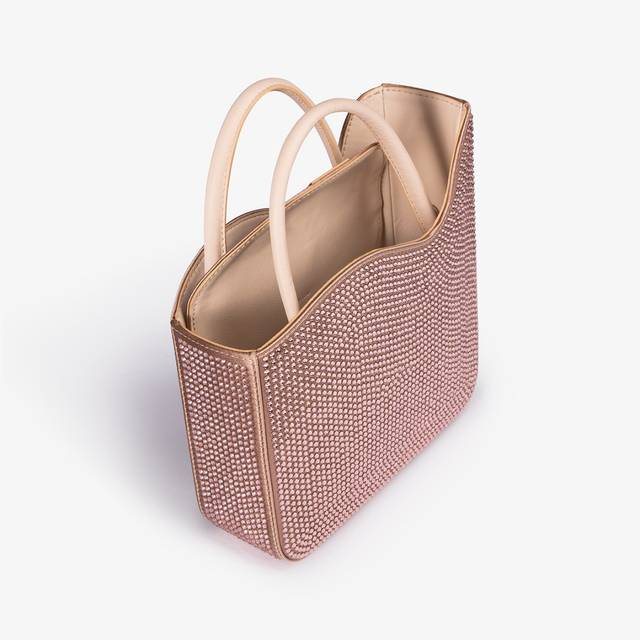 Le Silla Small bag cristalli nude phard Sostegno trimestrale