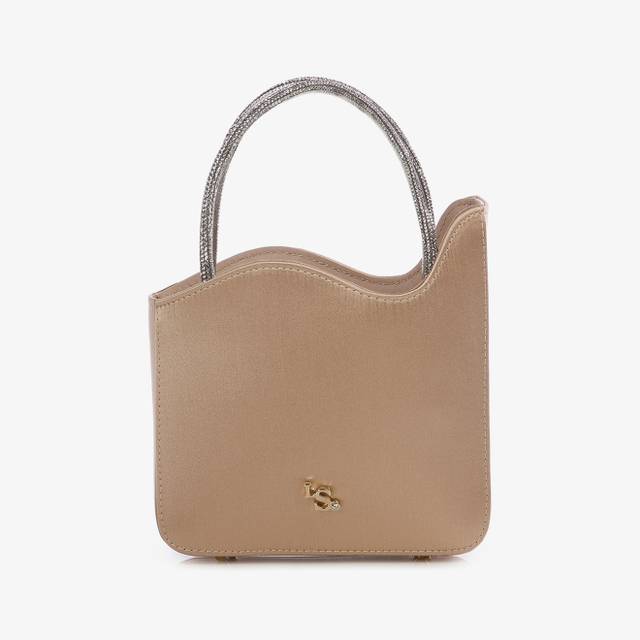 Le Silla Mini bag raso oro e Cristalli Sconti questo mese