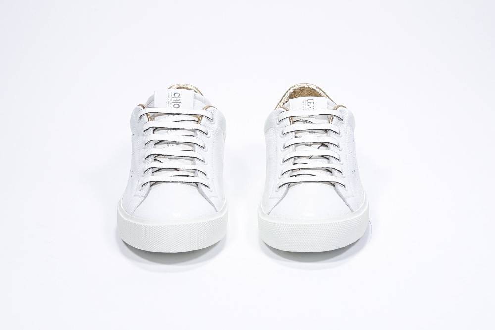 Leather Crown LC06 | Oro & Bianche - Basse - Donna Acquista Ora