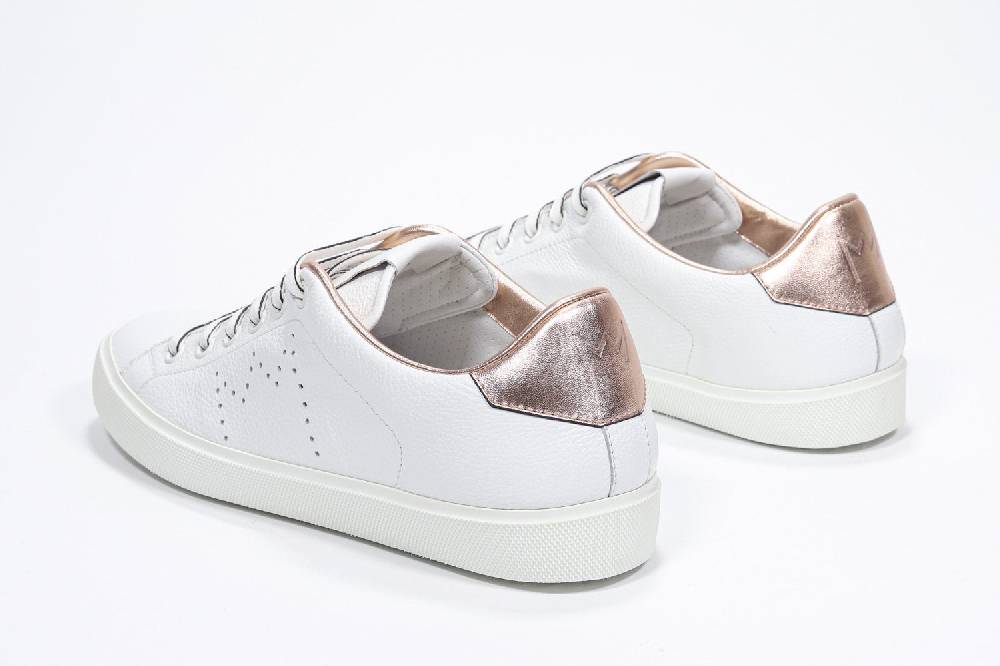 Leather Crown LC06 | Rame & Bianche - Basse - Donna Consegna Veloce