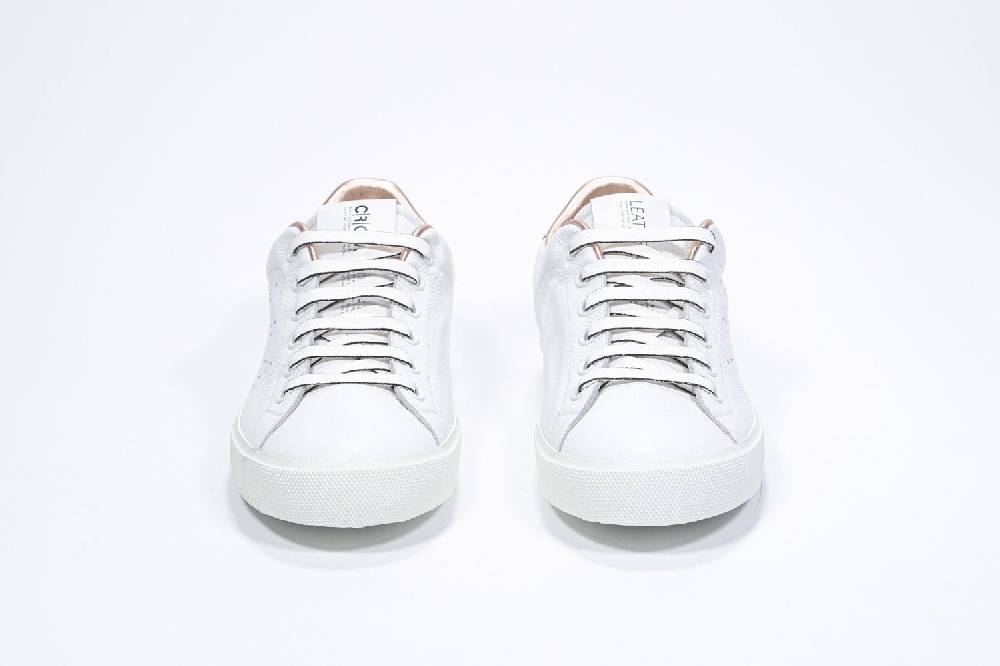 Leather Crown LC06 | Rame & Bianche - Basse - Donna Consegna Veloce