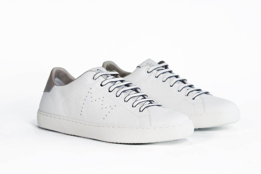 Leather Crown LC06 | Beige & Bianche - Basse - Donna Promozione Limitata