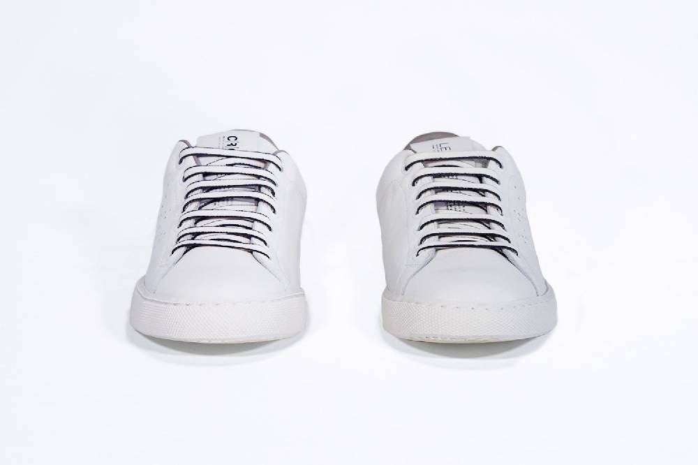 Leather Crown LC06 | Beige & Bianche - Basse - Donna Promozione Limitata