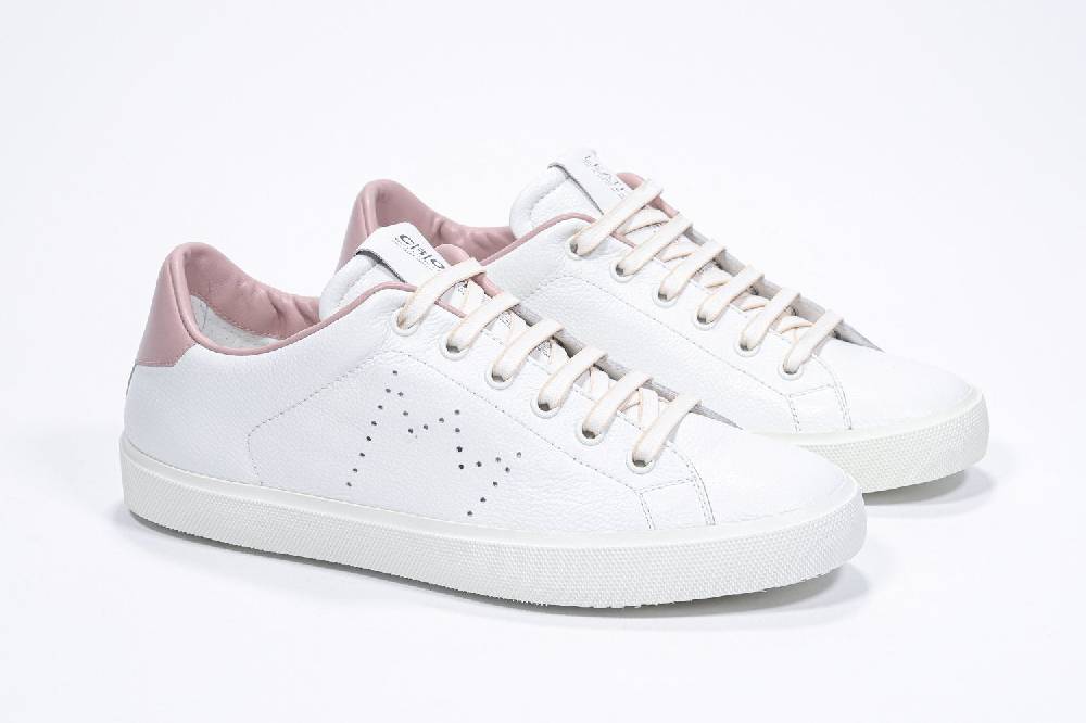 Leather Crown LC06 | Rosa & Bianche - Basse - Donna Fino Al -60%