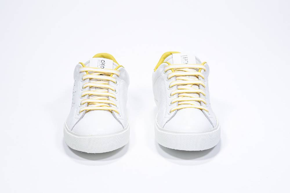 Leather Crown LC06 | Gialle & Bianche - Basse - Donna Shopping Online