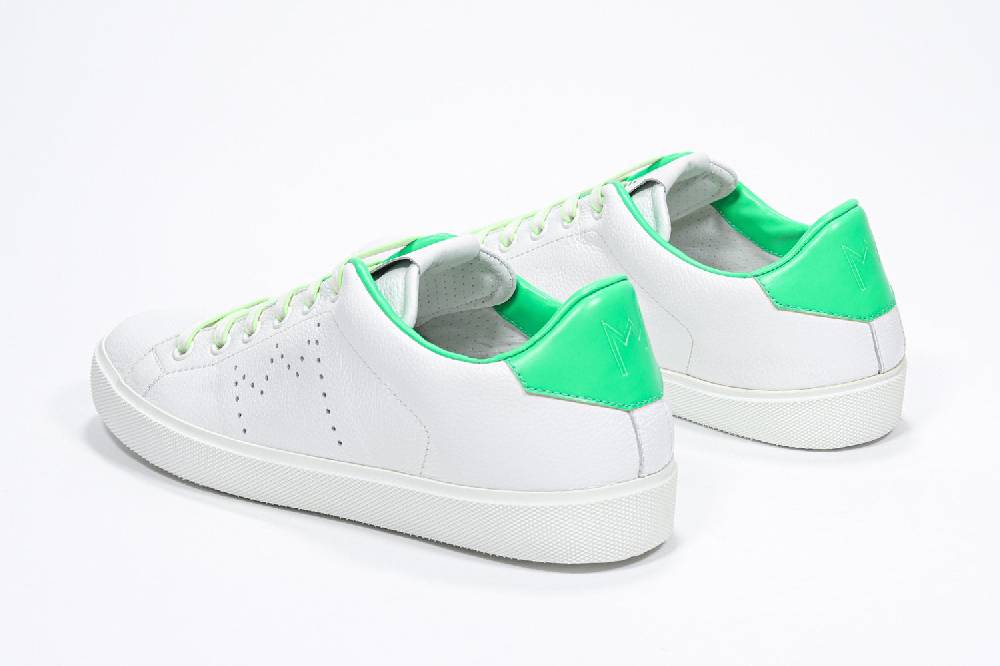Leather Crown LC06 | Fluo & Bianche - Basse - Donna Convenienza