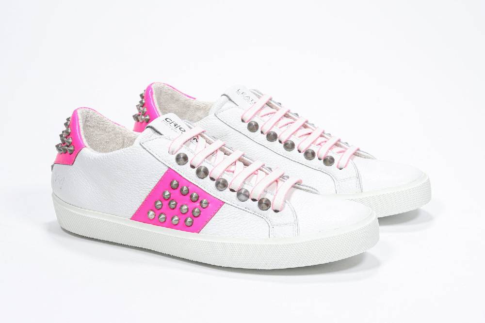 Leather Crown STUDLIGHT | Rosa e bianco - BASSE - Donna Offerta