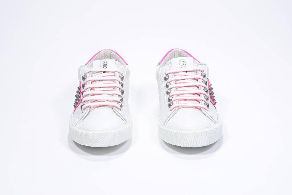 Leather Crown STUDLIGHT | Rosa e bianco - BASSE - Donna Offerta