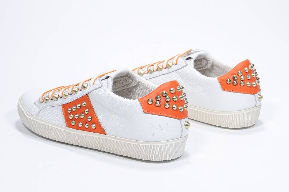 Leather Crown STUDLIGHT | Arancione e bianco - BASSE - Donna Online