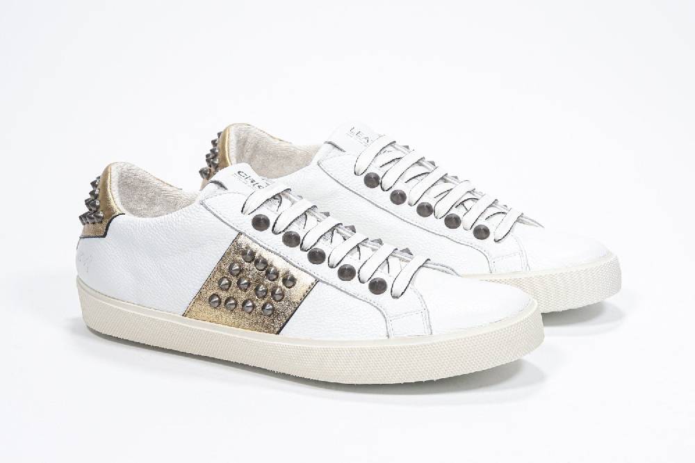 Leather Crown STUDLIGHT | Oro e bianco - BASSE - Donna Hotsell
