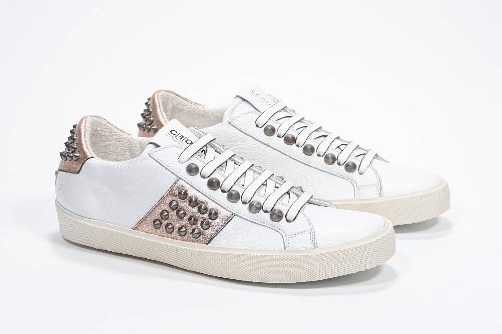 Leather Crown STUDLIGHT | Rosa e bianco - BASSE - Donna Vendita Economica