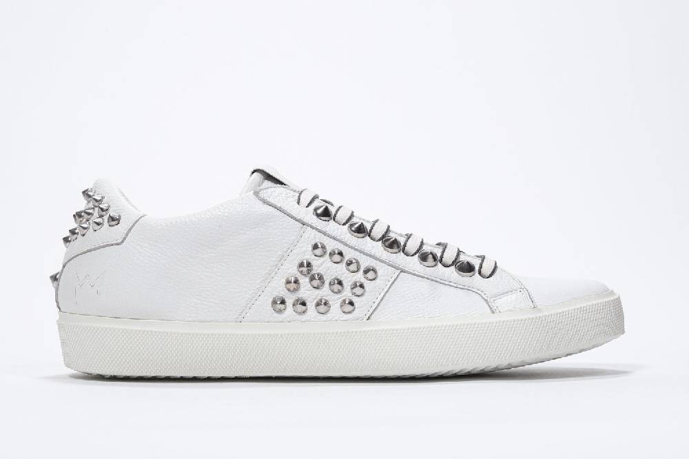 Leather Crown STUDLIGHT | Bianco - BASSE - Donna