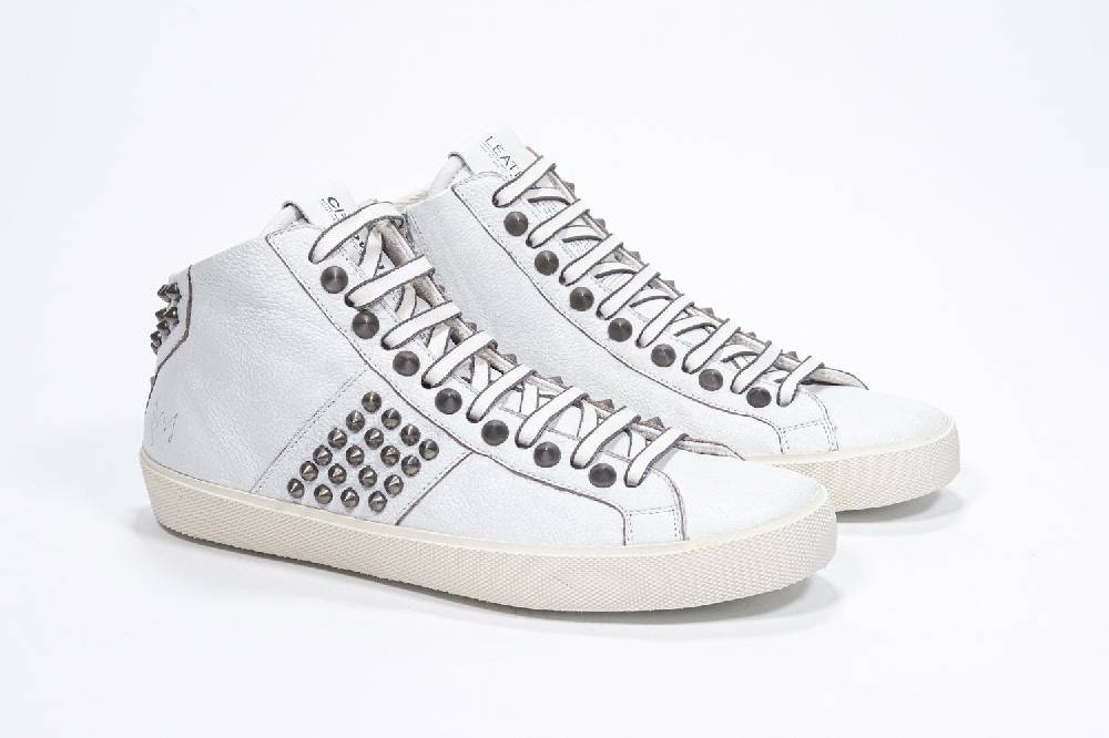 Leather Crown STUDBORN | Vintage Bianche - Alte - Donna Vendita