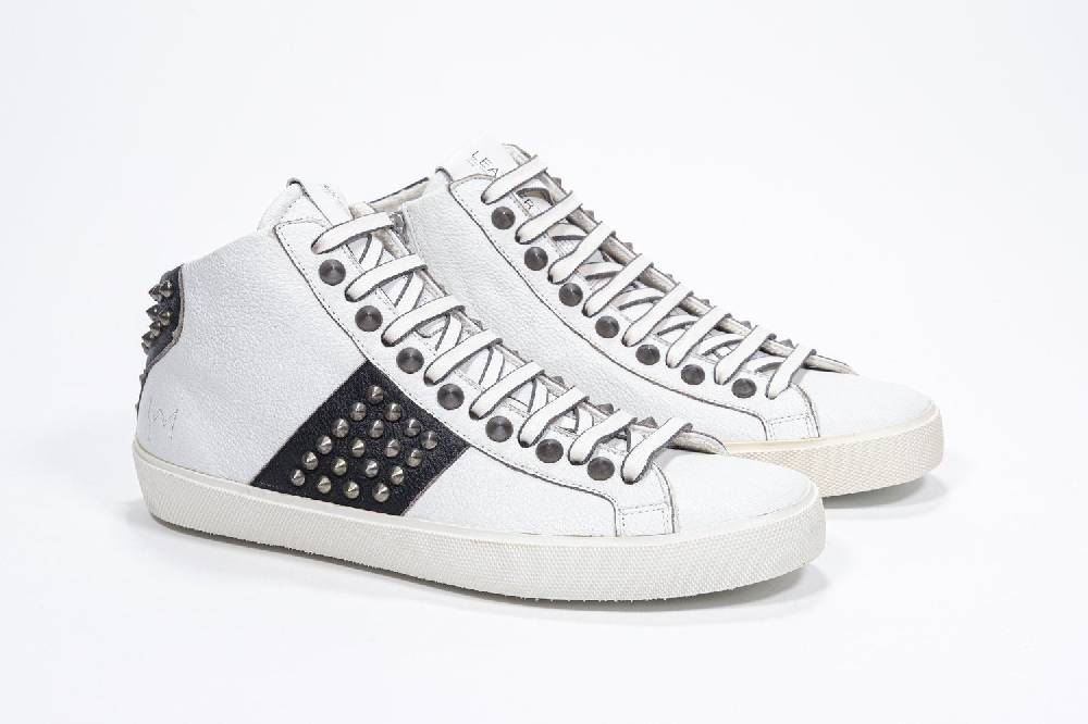 Leather Crown STUDBORN | Vintage Bianche & Nere - Alte - Donna Promozione