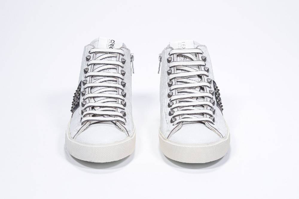 Leather Crown STUDBORN | Vintage Bianche & Nere - Alte - Donna Promozione