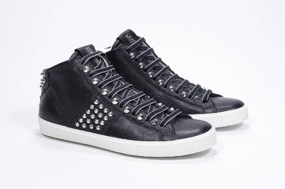 Leather Crown STUDBORN | Nere - Alte - Donna Pezzi Unici