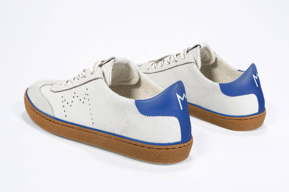 Leather Crown MODEL T | Retro Blue - BASSE - Uomo Promozione Limitata
