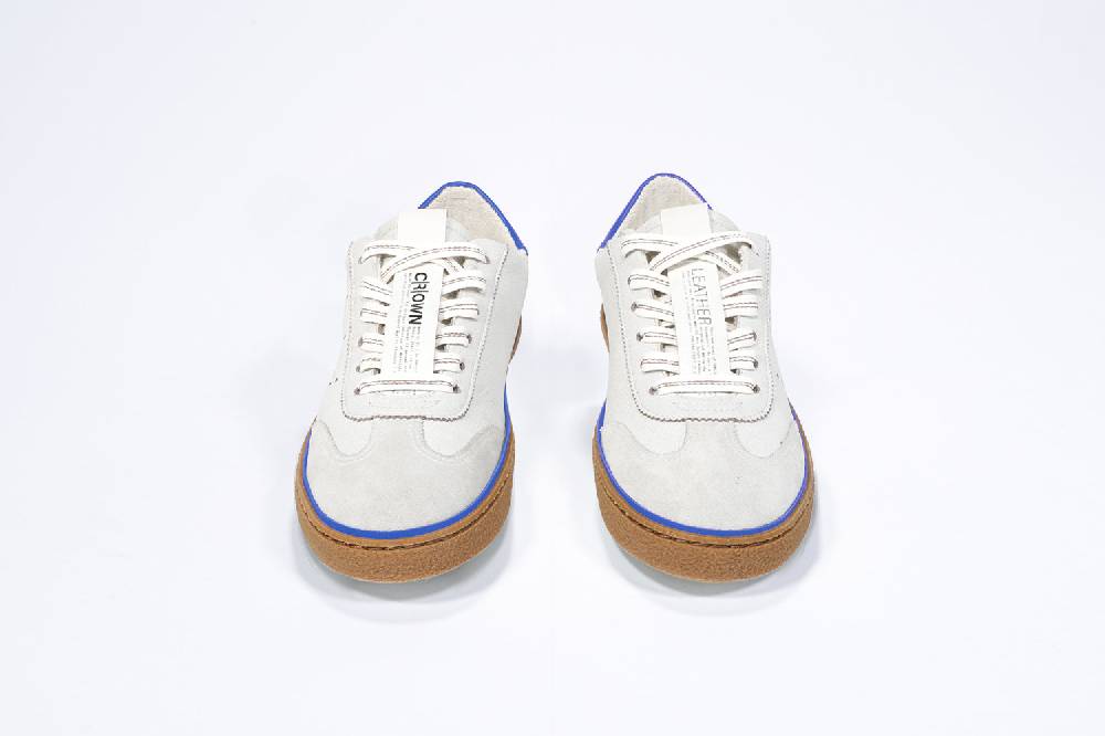 Leather Crown MODEL T | Retro Blue - BASSE - Uomo Promozione Limitata