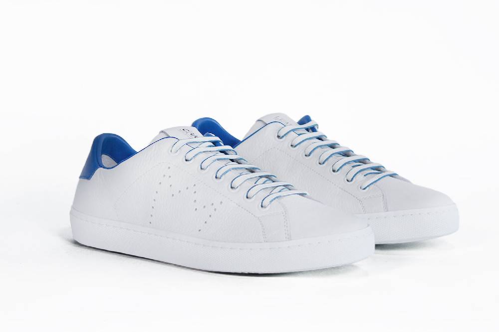 Leather Crown LC06 | Blu & Bianche - Basse - Uomo Shopping Online