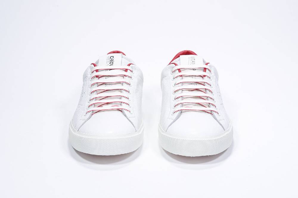Leather Crown LC06 | Rosse & Bianche - Basse - Uomo Affare Del Giorno