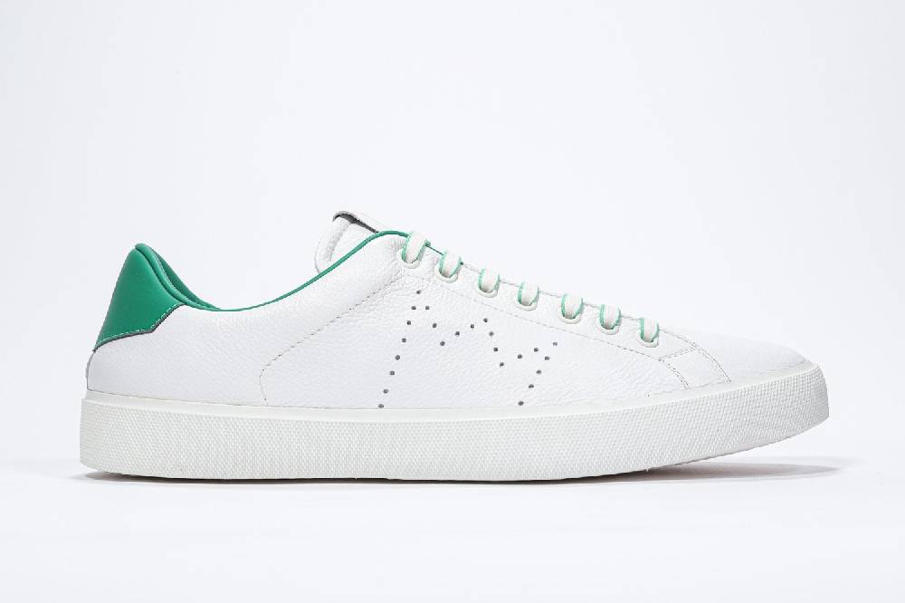 Leather Crown LC06 | Verdi & Bianche - Basse - Uomo