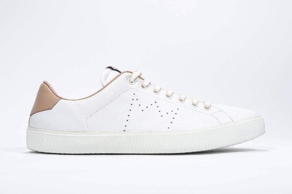 Leather Crown LC06 | Cuoio & Bianche - Basse - Uomo