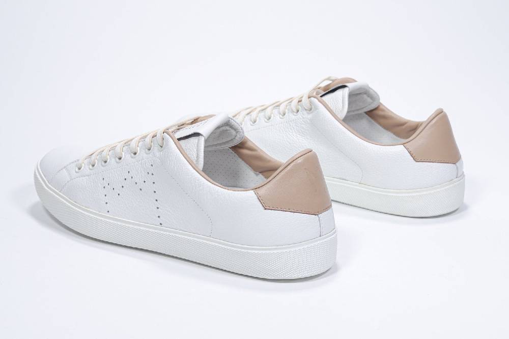 Leather Crown LC06 | Cuoio & Bianche - Basse - Uomo Convenienza