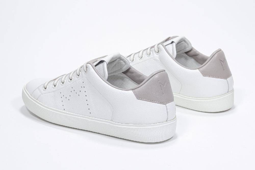 Leather Crown LC06 | Beige & Bianche - Basse - Uomo Novità
