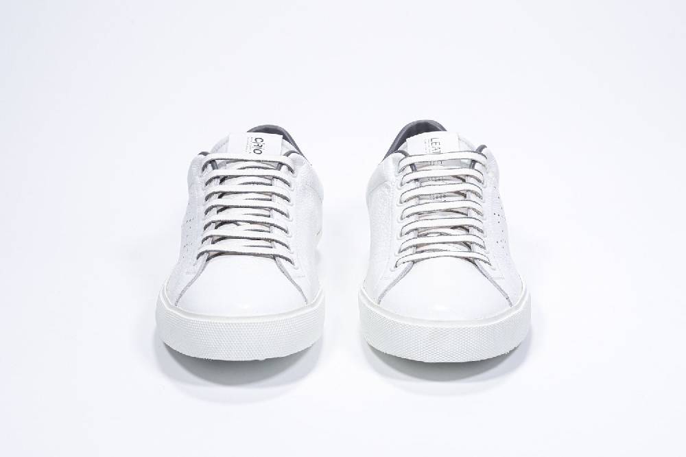 Leather Crown LC06 | Grigio & Bianche - Basse - Uomo Presa