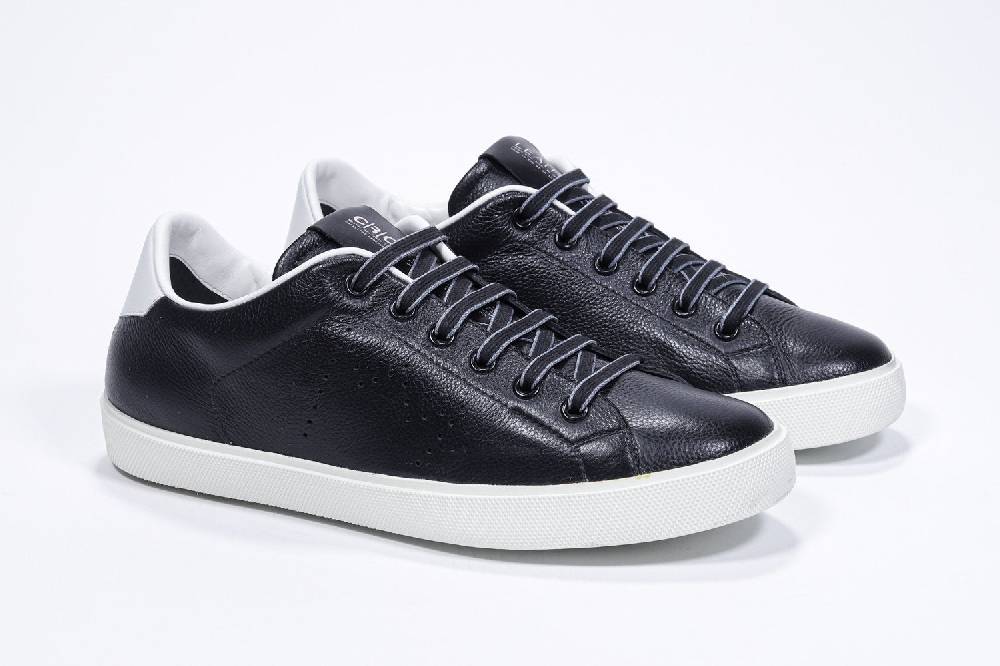 Leather Crown LC06 | Bianche & Nere - Basse - Uomo Online