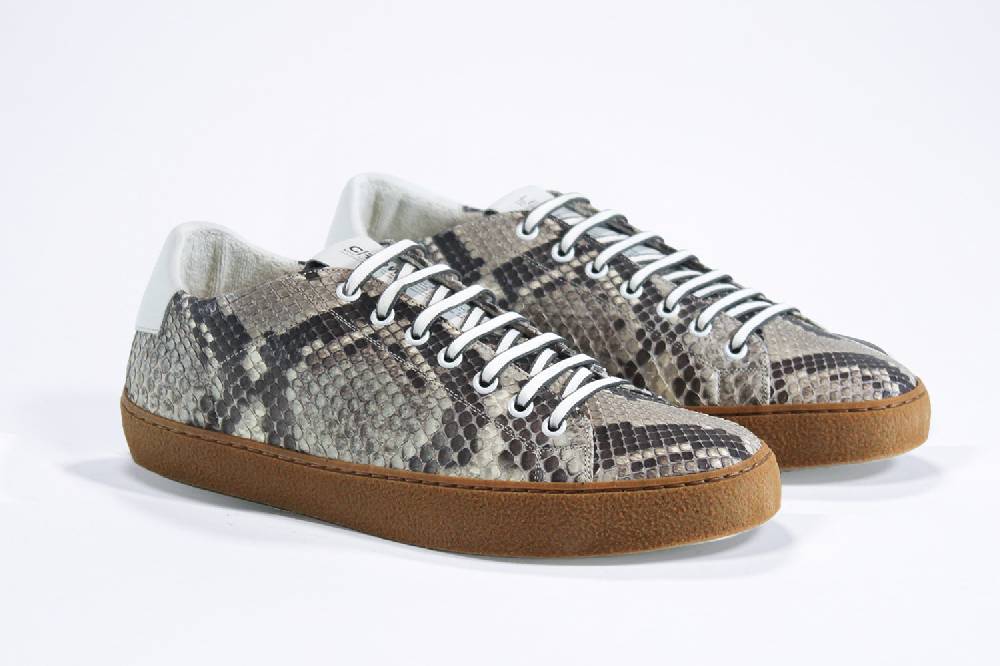 Leather Crown PURE | Pitone - BASSE - Uomo Saldi