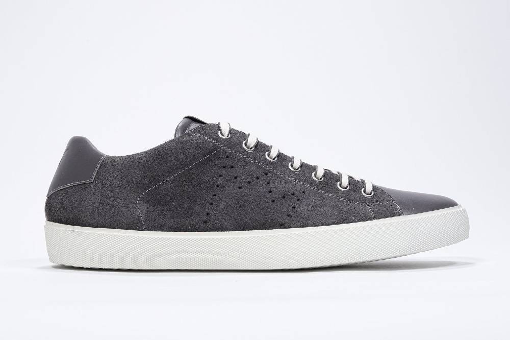 Leather Crown PURE | Grigio scuro - Basse - Uomo