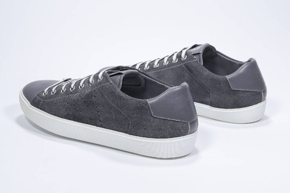 Leather Crown PURE | Grigio scuro - Basse - Uomo Vendita Economica