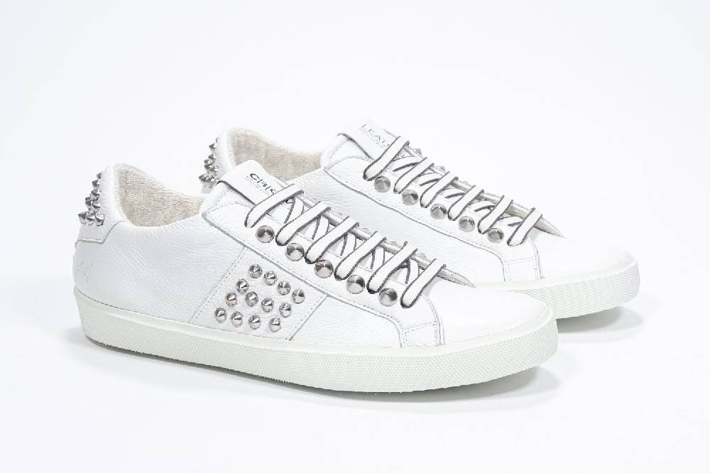 Leather Crown STUDLIGHT | Bianco - BASSE - Uomo Negozio