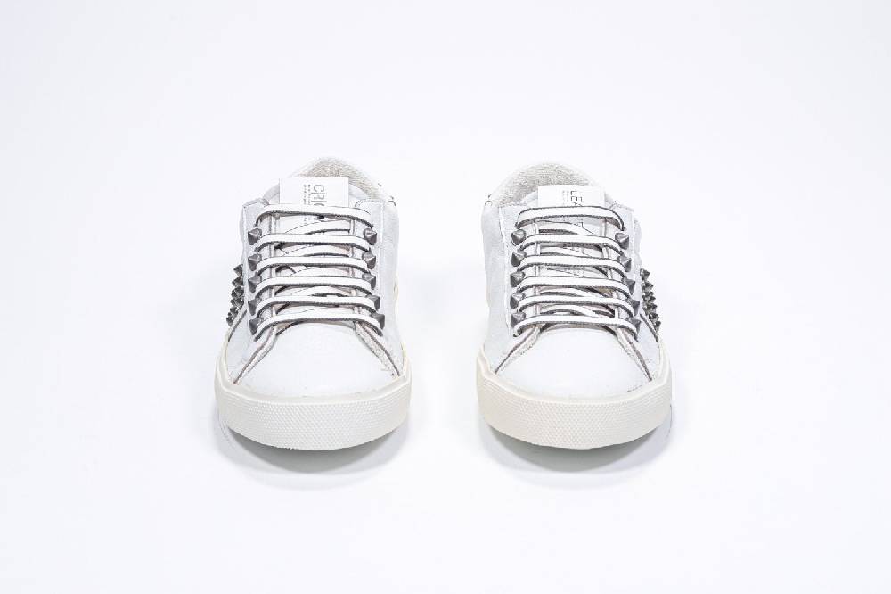 Leather Crown STUDLIGHT | Bianco - BASSE - Uomo In Saldo