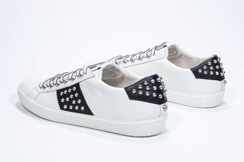 Leather Crown STUDLIGHT | Bianco e nero - BASSE - Uomo Nuova