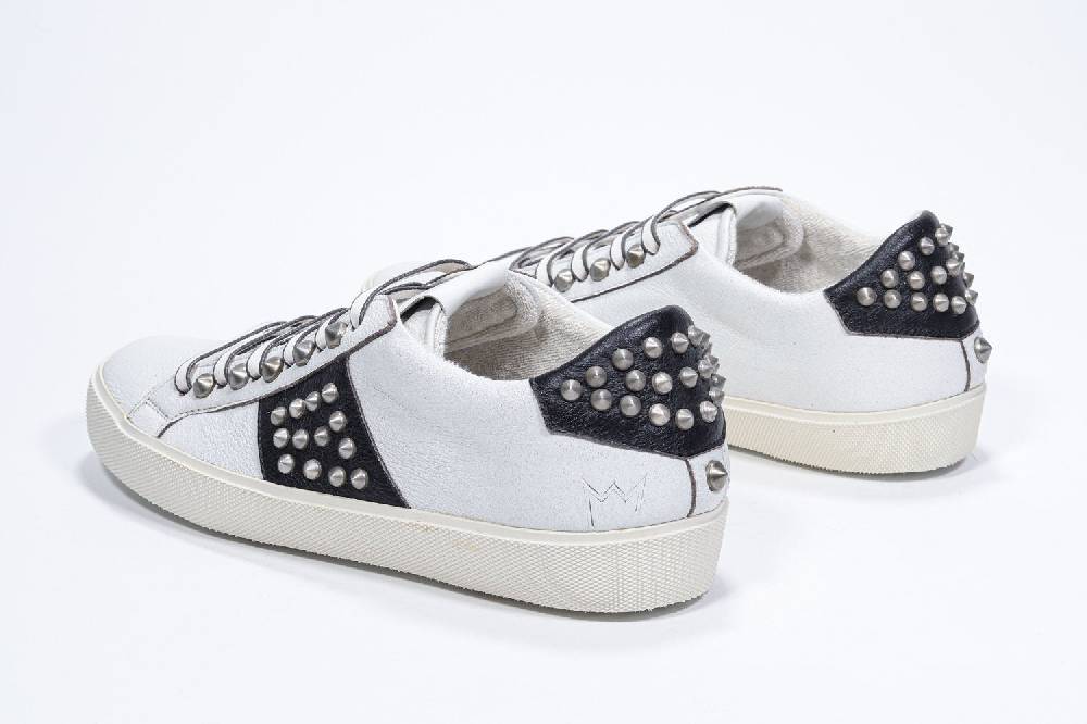 Leather Crown STUDLIGHT | Bianco e nero - BASSE - Uomo Moda