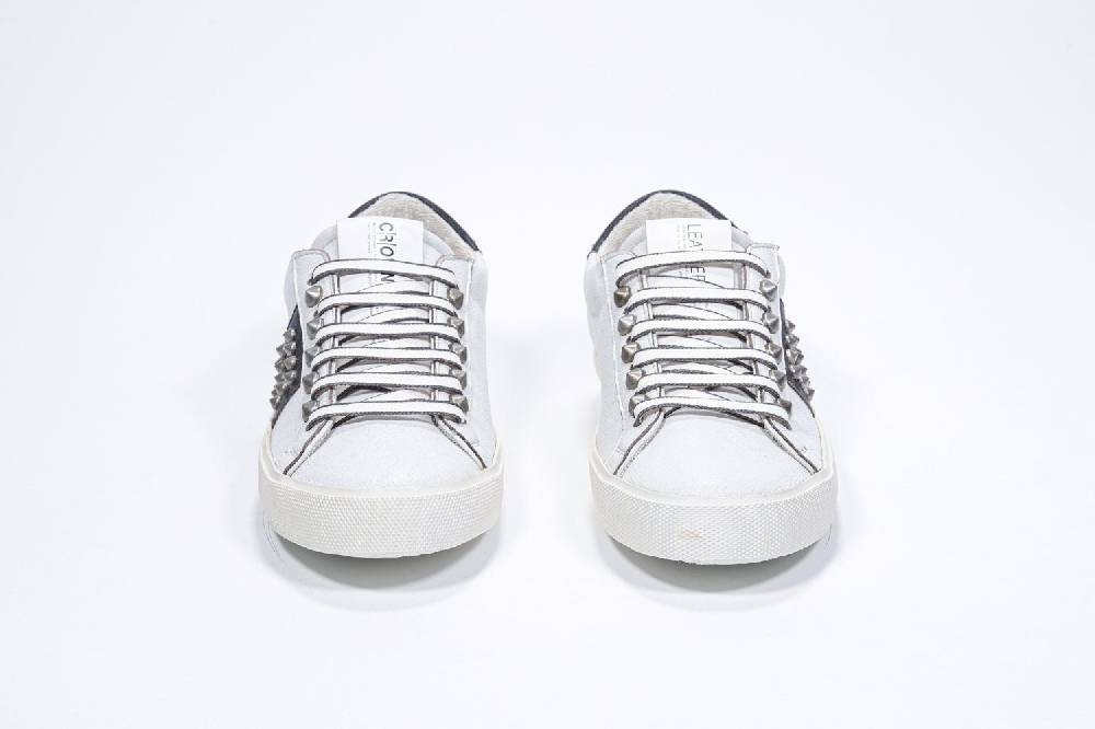 Leather Crown STUDLIGHT | Bianco e nero - BASSE - Uomo Moda