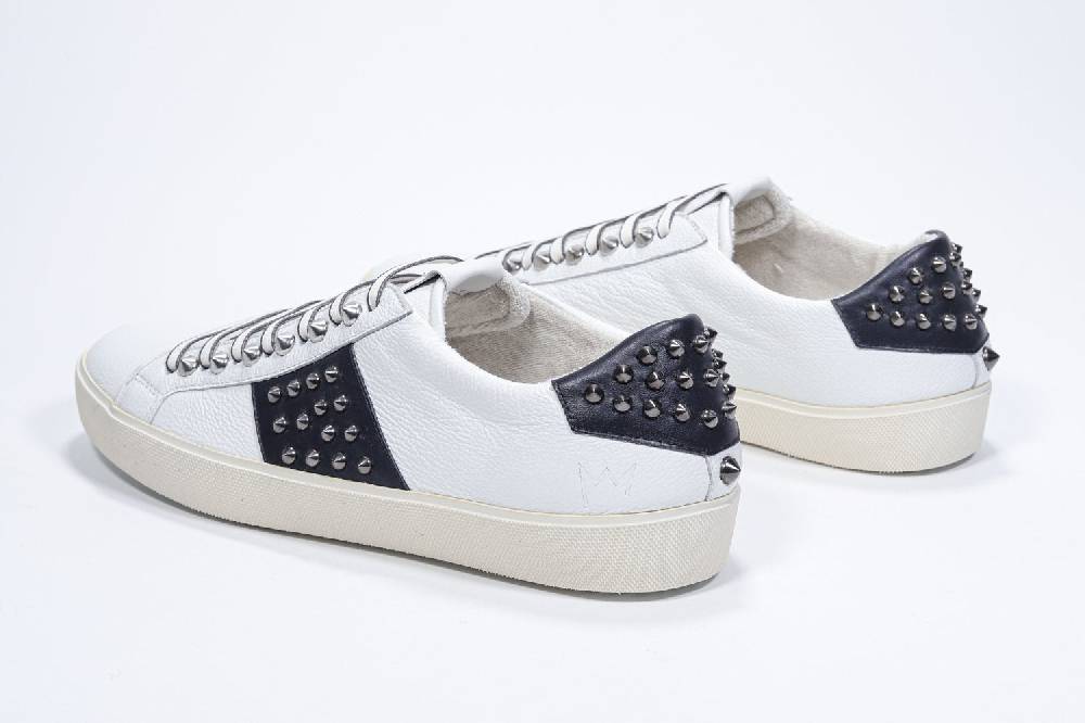 Leather Crown STUDLIGHT | Bianco e Marina - BASSE - Uomo Italy