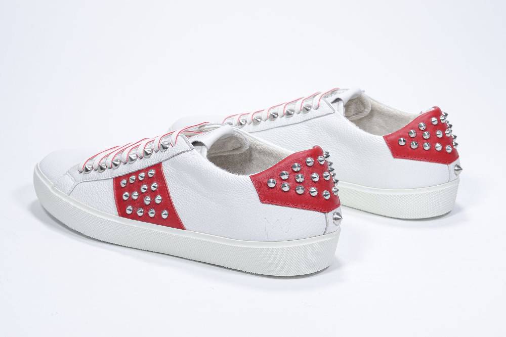 Leather Crown STUDLIGHT | Rosso e bianco - BASSE - Uomo Italia