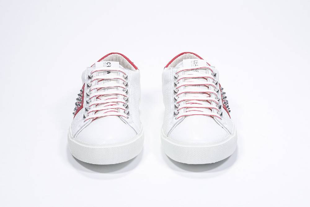 Leather Crown STUDLIGHT | Rosso e bianco - BASSE - Uomo Italia