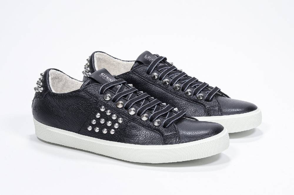 Leather Crown STUDLIGHT | Nero - BASSE - Uomo Vendita