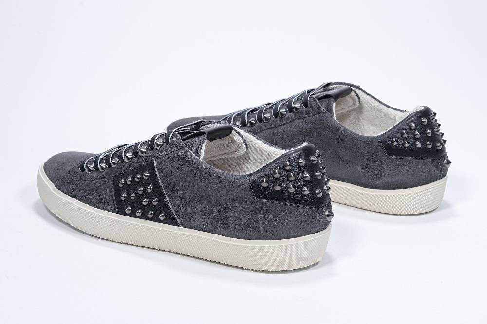 Leather Crown STUDLIGHT | Grigio - BASSE - Uomo Spedizione Gratuita