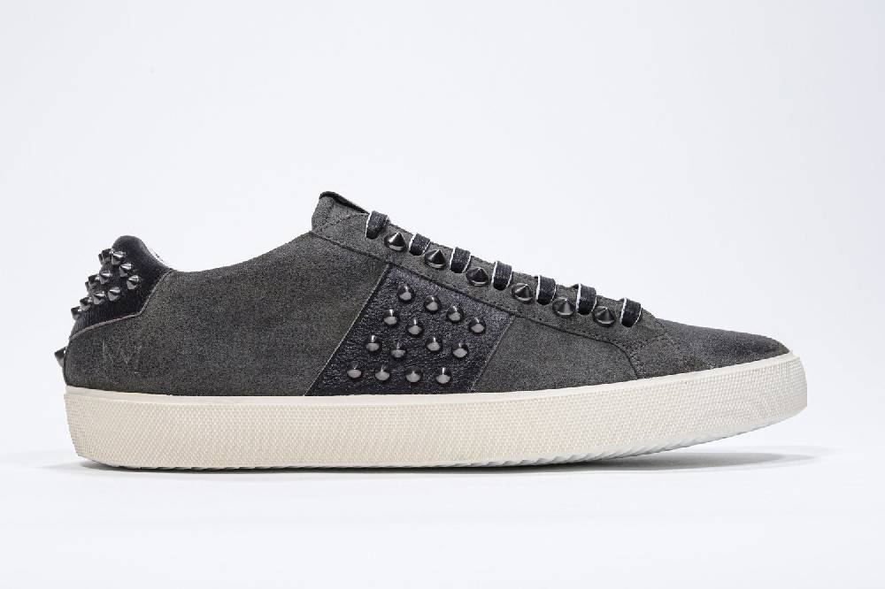 Leather Crown STUDLIGHT | Verde militare - BASSE - Uomo